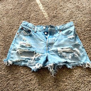 Levi denim shorts